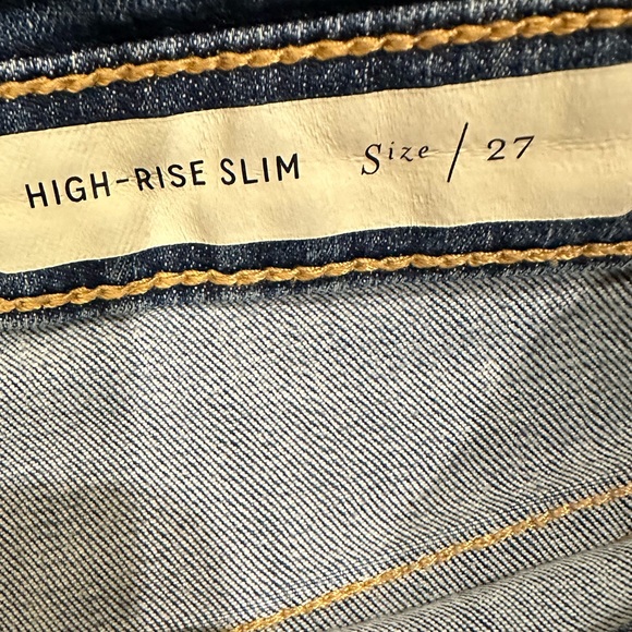 Anthropologie Pilcro and Letterpress jeans high rise slim size 27 - Picture 12 of 12